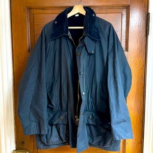 Barbour Waxed Jacket with fleece liner vest - XXL